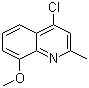 4-Chloro-8-methoxy-2-methylquinoline molecular structure (CAS 64951-58-2)
