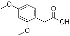 结构式 CAS# 6496-89-5, 2,4-二甲氧基苯乙酸