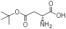 structure of CAS# 64960-75-4, D-Aspartic acid 4-tert-butyl ester;H-D-Asp(OtBu)-OH; D-Aspartic acid beta-tert-butyl ester; D-Aspartic acid 4-(1,1-dimethylethyl) ester