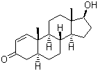 structure of CAS# 65-06-5, 1-Testosterone;17b-Hydroxy-5a-androst-1-en-3-one