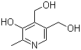 structure of CAS# 65-23-6, Pyridoxine;Vitamin B6; 2-Methyl-3-hydroxy-4,5-dihydroxymethylpyridine