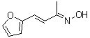 4-(2-呋喃基)-3-丁烯-2-酮肟分子结构 (CAS 6502-39-2)
