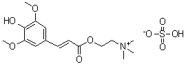 芥子碱硫酸氢盐分子结构 (CAS 6509-38-2)