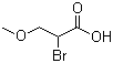 structure of CAS# 65090-78-0, 2-Bromo-3-methoxypropionic acid;2-Bromo-3-methoxypropanoic acid