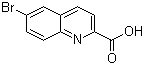 6-Bromoquinoline-2-carboxylic acid molecular structure (CAS 65148-10-9)