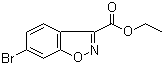 结构式 CAS# 651780-27-7, 6-溴苯并异恶唑-3-甲酸乙酯
