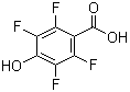 2,3,5,6-Tetrafluoro-4-hydroxy-benzoic acid molecular structure (CAS 652-34-6)