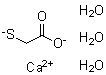 结构式 CAS# 65208-41-5, 巯基乙酸钙盐三水合物