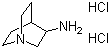 structure of CAS# 6530-09-2, 3-Aminoquinuclidine dihydrochloride;3-Amino-1-azabicyclo[2.2.2]octane dihydrochloride