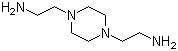 Piperazine-1,4-diethylamine molecular structure (CAS 6531-38-0)