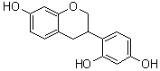 结构式 CAS# 65332-45-8, 2',4',7-三羟基异黄烷