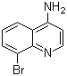 结构式 CAS# 65340-75-2, 4-氨基-8-溴喹啉