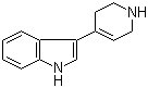 structure of CAS# 65347-55-9, 3-(1,2,3,6-Tetrahydropyridin-4-yl)-1H-indole