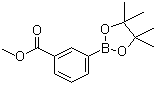 2-Methoxycarbonylphenylboronic acid pinacol ester molecular structure (CAS 653589-95-8)