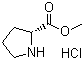 Methyl pyrrolidine-2-carboxylate hydrochloride molecular structure (CAS 65365-28-8)