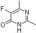 5-氟-2,6-二甲基-4(3H)-嘧啶酮分子结构 (CAS 654-41-1)