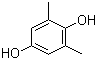 structure of CAS# 654-42-2, 2,6-Dimethylhydroquinone;1,4-Dihydroxy-2,6-dimethylbenzene