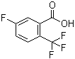 结构式 CAS# 654-99-9, 5-氟-2-三氟甲基苯甲酸