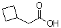 structure of CAS# 6540-33-6, Cyclobutaneacetic acid;2-Cyclobutylacetic acid; Cyclobutylacetic acid