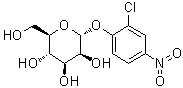 2-氯-4-硝基苯基 alpha-D-吡喃甘露糖苷分子结构 (CAS 65446-24-4)