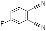 结构式 CAS# 65610-14-2, 4-氟邻苯二腈; 4-氟邻苯二甲腈
