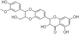 Silymarin molecular structure (CAS 65666-07-1)