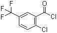 2-Chloro-5-trifluoromethylbenzoyl chloride molecular structure (CAS 657-05-6)
