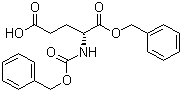 苄氧羰基-D-谷氨酸 alpha-苄酯分子结构 (CAS 65706-99-2)