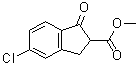 5-氯-1-氧代茚满-2-羧酸甲酯分子结构 (CAS 65738-56-9)
