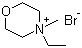 structure of CAS# 65756-41-4, 4-Ethyl-4-methylmorpholinium bromide;N-Ethyl-N-methylmorpholinium bromide