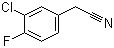 结构式 CAS# 658-98-0, 3-氯-4-氟苯乙腈