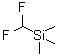 Trimethyl(difluoromethyl)silane molecular structure (CAS 65864-64-4)