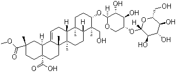 商陆皂甙丙分子结构 (CAS 65931-92-2)