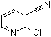 structure of CAS# 6602-54-6, 2-Chloro-3-cyanopyridine;2-Chloronicotinonitrile; 3-Cyano-2-chloropyridine