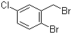 1-Bromo-2-bromomethyl-4-chlorobenzene molecular structure (CAS 66192-24-3)