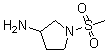 结构式 CAS# 662116-71-4, 3-氨基-1-(甲基磺酰基)吡咯烷