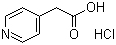 4-Pyridylacetic acid hydrochloride molecular structure (CAS 6622-91-9)