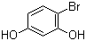 结构式 CAS# 6626-15-9, 4-溴间苯二酚; 4-溴-1,3-苯二酚