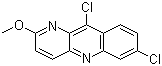 structure of CAS# 6626-40-0, 7,10-Dichloro-2-methoxybenzo[b]-1,5-naphthyridine