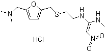 盐酸雷尼替丁分子结构 (CAS 66357-59-3)