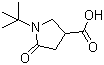 结构式 CAS# 66366-87-8, 1-叔丁基-5-氧代吡咯烷-3-甲酸