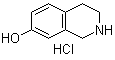 结构式 CAS# 66393-01-9, 7-羟基-1,2,3,4-四氢异喹啉盐酸盐