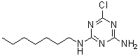 6-Chloro-N2-heptyl-1,3,5-triazine-2,4-diamine molecular structure (CAS 6642-22-4)