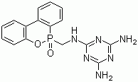 N-[(10-Oxido-9,10-dihydro-9-oxa-10-phosphaphenanthrene)methyl]-1,3,5-triazine-2,4,6-triamine molecular structure (CAS 66499-31-8)
