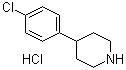 4-(4-Chlorophenyl)piperidine hydrochloride molecular structure (CAS 6652-06-8)