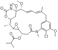 structure of CAS# 66547-09-9, Ansamitocin P-3