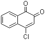 结构式 CAS# 6655-90-9, 4-氯-1,2-萘醌; 4-氯萘-1,2-二酮