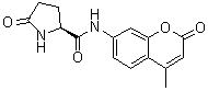 (2S)-N-(4-Methyl-2-oxo-2H-1-benzopyran-7-yl)-5-oxo-2-pyrrolidinecarboxamide molecular structure (CAS 66642-36-2)