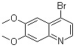 structure of CAS# 666734-51-6, 4-Bromo-6,7-dimethoxyquinoline