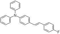 [4-[2-(4-氟苯基)乙烯基]苯基]二苯胺分子结构 (CAS 666830-53-1)